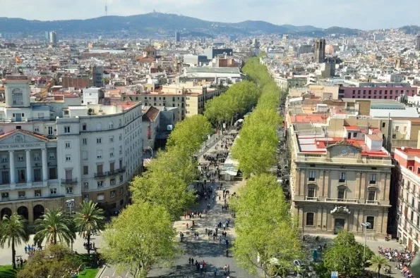 Las Ramblas Barcelona. 