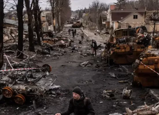 Ucrania devastada