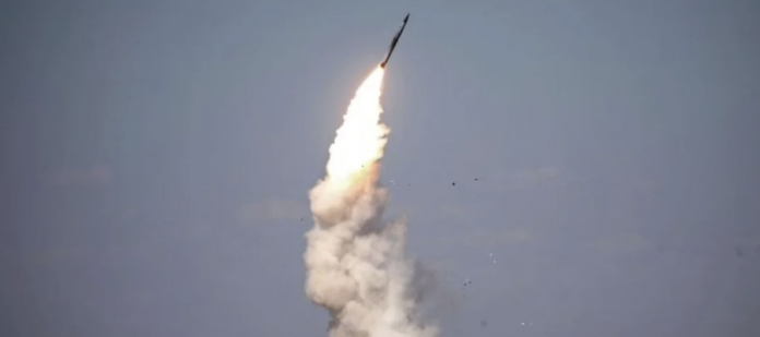 Misiles en espacio de Ucrania