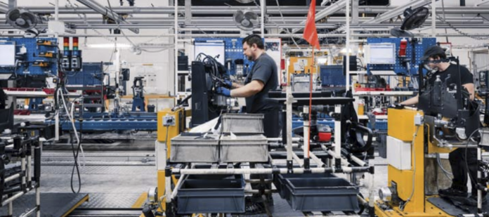 Producción en una planta industrial