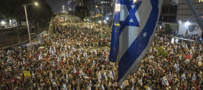 Protestas Tel Aviv Israel