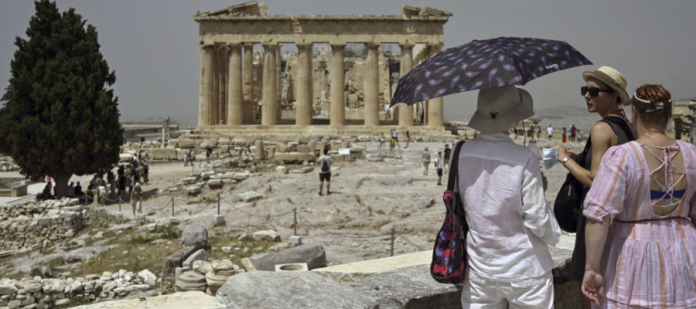 Calor en Atenas Grecia