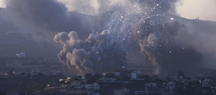 Bombardeos en Libano