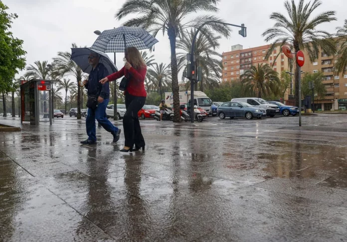 Lluvias en Valencia