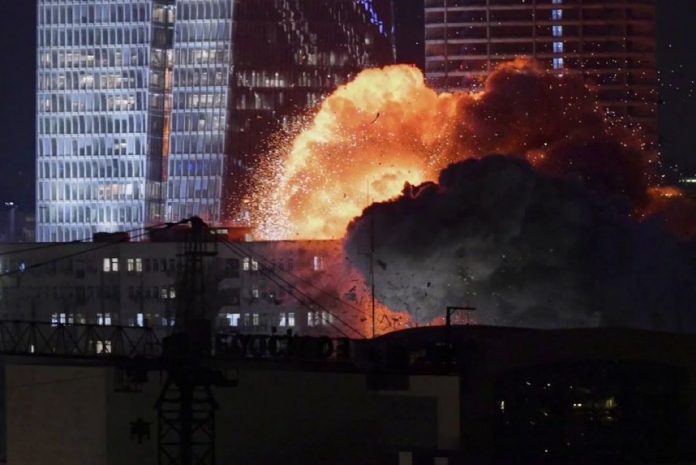 Irán bombardea Tel Aviv Israel