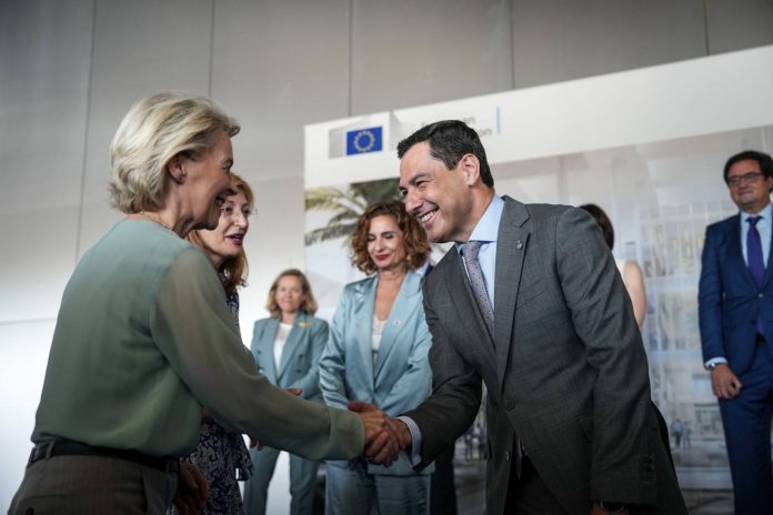 Juanma Moreno y Von Der Leyen